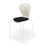 Stol Karoline 4 medium 37 cm hvit