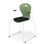 Stol Karoline meie large 45 cm armlener hvit