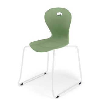 Stol Karoline meie large 45 cm hvit