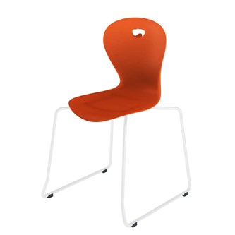 Stol Karoline meie large 45 cm hvit