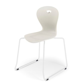 Stol Karoline meie large 45 cm hvit