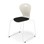 Stol Karoline meie large 45 cm hvit