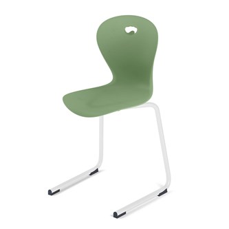 Stol Karoline D medium 45 cm hvit