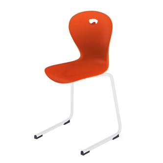 Stol Karoline D medium 45 cm hvit