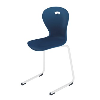 Stol Karoline D medium 45 cm hvit