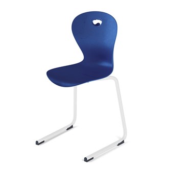 Stol Karoline D large 45 cm hvit