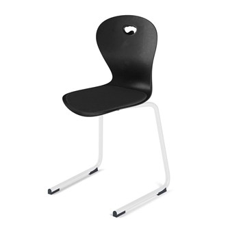 Stol Karoline D medium 45 cm hvit