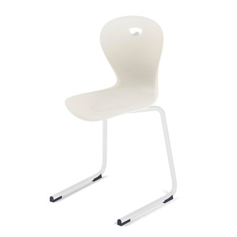 Stol Karoline D medium 45 cm hvit