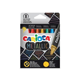 Voksfargestifter metallic