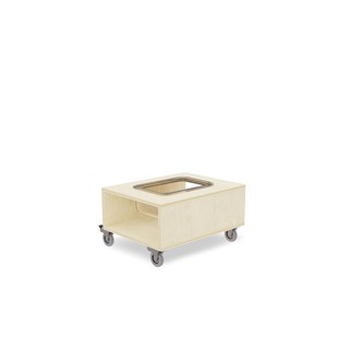Fixa sensorisk bord 1,5:0,5 med en kasse/balje