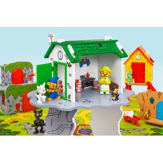 Bamseby med figurer