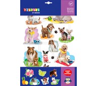 Glansbilder blandet 10 ark