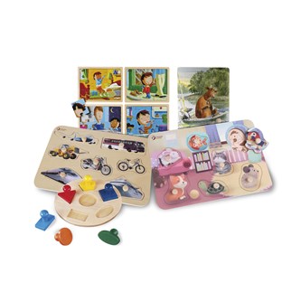 Puslespillpakke 2-3 år 8 stk