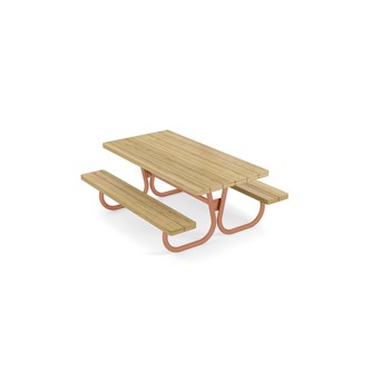 Piknikbord Rørvik furu 140x70xh55 cm