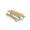 Rørvik piknikbord furu 200x70xh55 cm