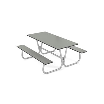 Rørvik piknikbord kompaktlaminat 160x70x70 cm