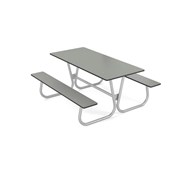 Rørvik piknikbord kompaktlaminat 160x70x70 cm