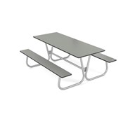Rørvik piknikbord kompaktlaminat 180x70x70 cm
