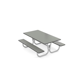 Rørvik piknikbord kompaktlaminat 140x70x53 cm