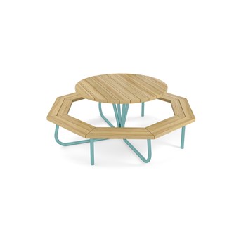 Rørvik piknikbord furu Ø120xh72 cm