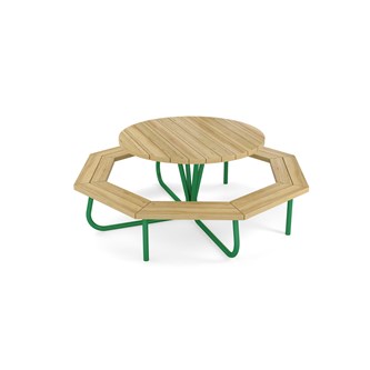 Rørvik piknikbord furu Ø120xh72 cm