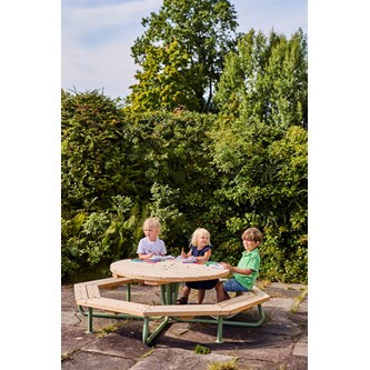 Rørvik piknikbord furu Ø120xh55 cm