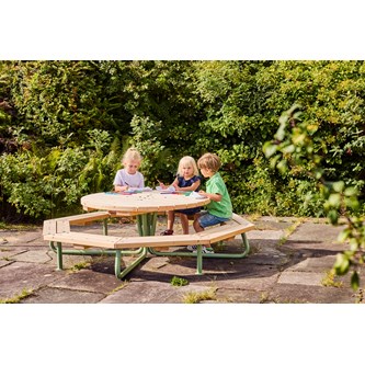 Rørvik piknikbord furu Ø120xh55 cm