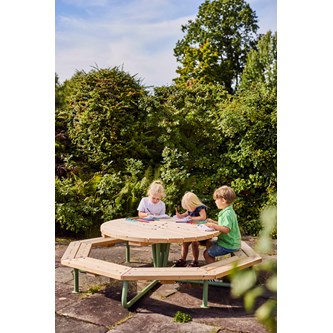 Rørvik piknikbord furu Ø120xh55 cm