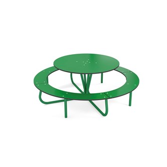Rørvik piknikbord kompaktlaminat Ø120xh70 cm