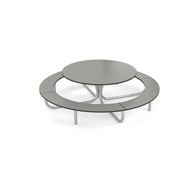 Rørvik piknikbord kompaktlaminat Ø120xh53 cm