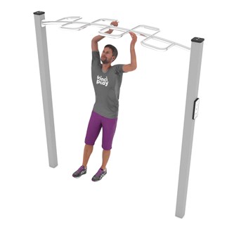 Workout Monkey bars sideways 2315