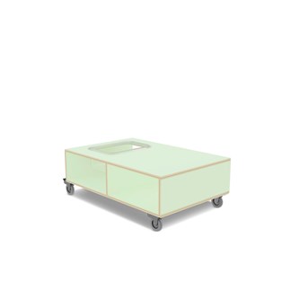 Fixa sensorisk bord 3:0,5 med en kasse/balje