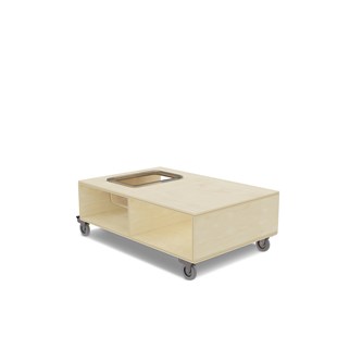 Fixa sensorisk bord 3:0,5 med en kasse/balje