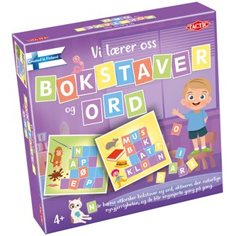 Vi lærer oss bokstaver og ord