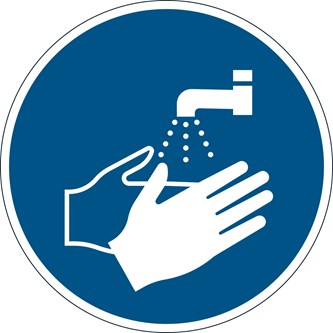 Gulvmarkering Håndvask