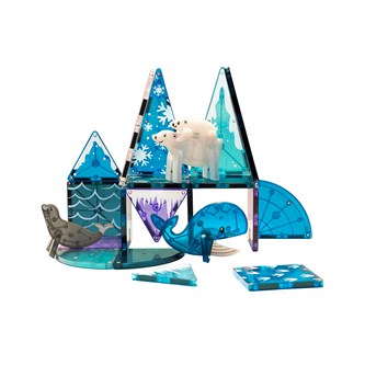 Magna-Tiles arktiske dyr 25 deler