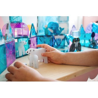 Magna-Tiles arktiske dyr 25 deler
