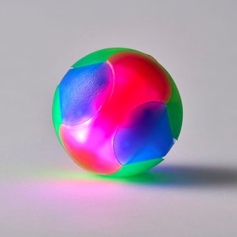 Blinkende fargeball