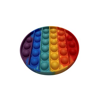 Pop Fidget pad, flerfarget sirkel