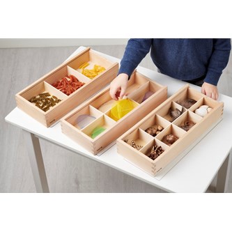 Oppdagelsesbokser 3 stk