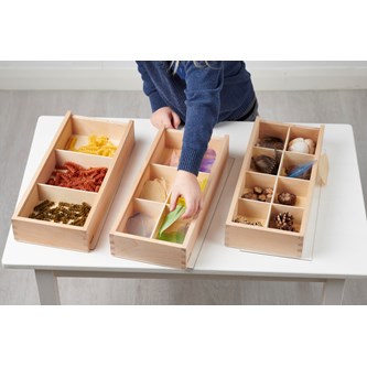 Oppdagelsesbokser 3 stk