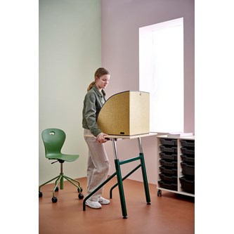 Bord Altudo FSC HT 70x60 cm sølv