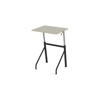 Bord Altudo akustikk linoleum 70x60 cm svart