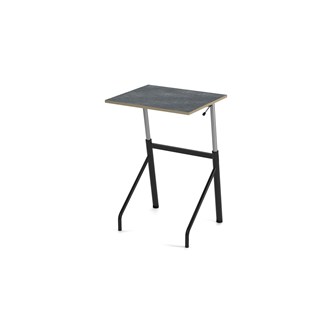 Bord Altudo akustikk linoleum 70x60 cm svart