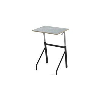 Bord Altudo akustikk linoleum 70x60 cm svart