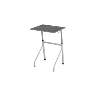 Bord Altudo akustikk linoleum 70x60 cm hvitt