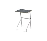 Bord Altudo akustikk linoleum 70x60 cm hvitt