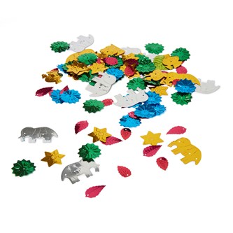 Paljetter miks store 100 g