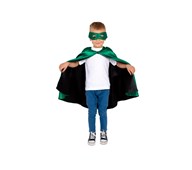 Utkledningskappe svart/grønn