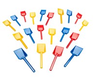 Dantoy spade 25 cm 20 stk